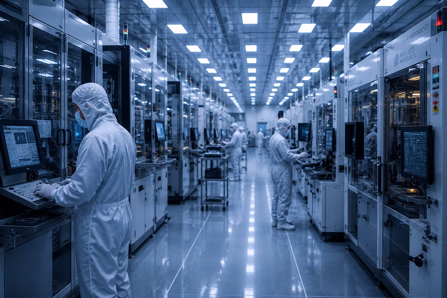 Precision equipment operating in a semiconductor production environment