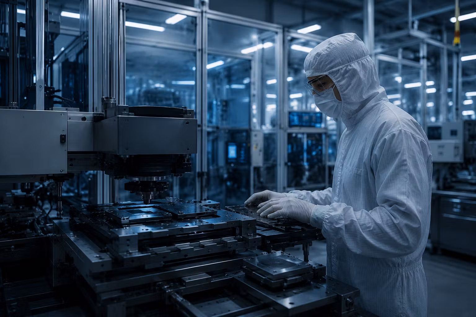Precision manufacturing application under engineering review